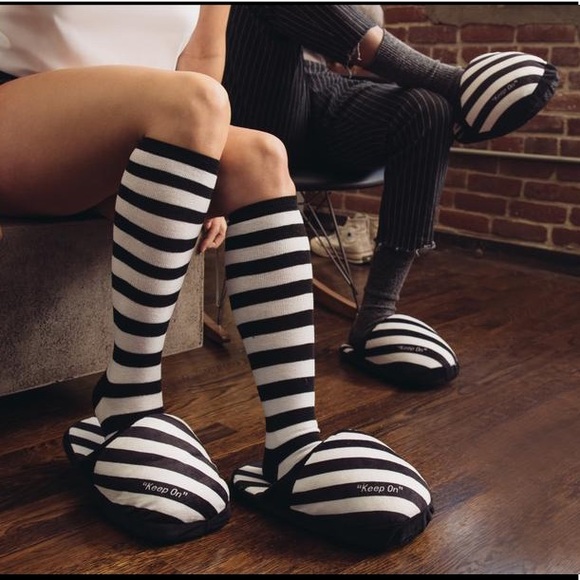 stripe slippers - Picture 2 of 7